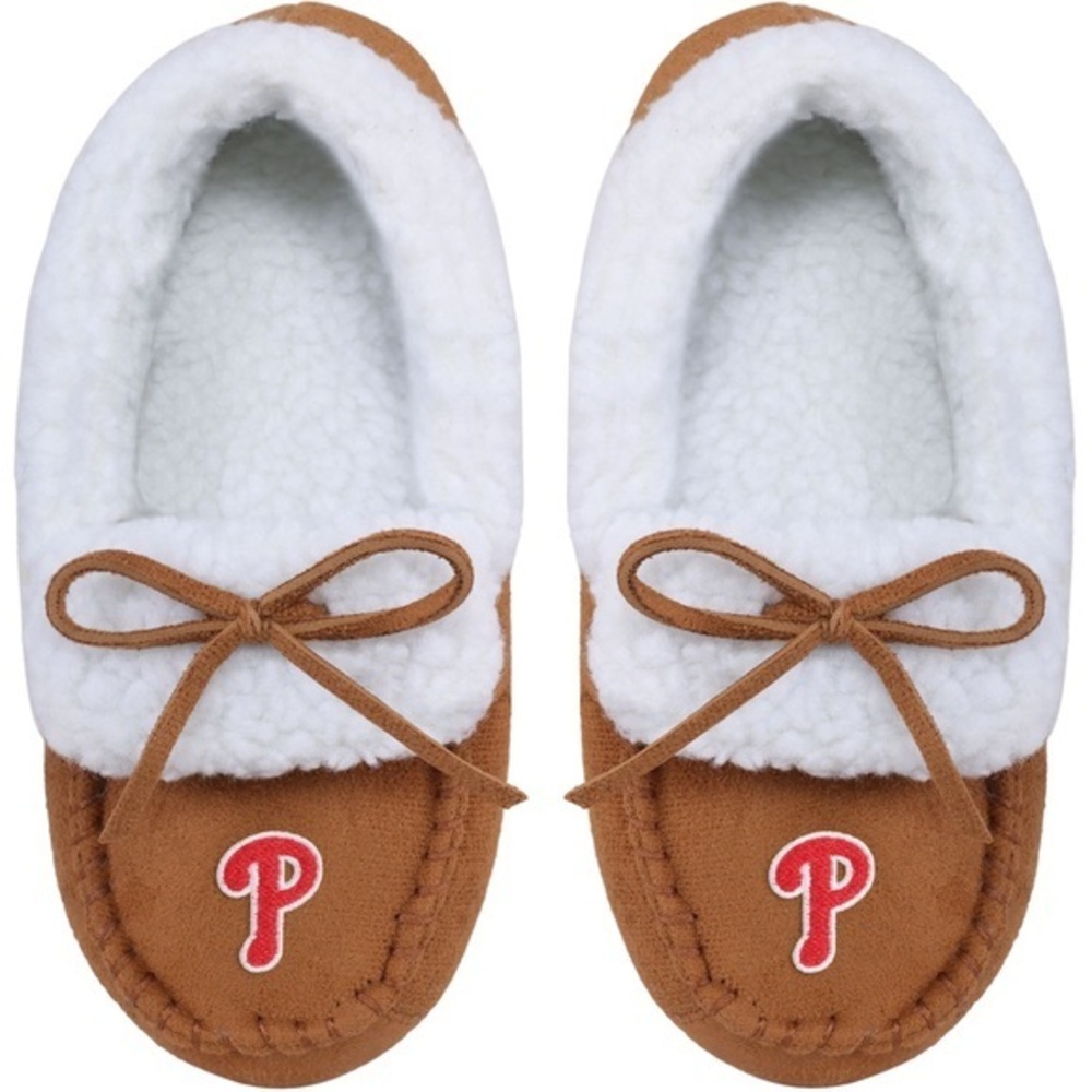 Philadelphia Phillies FOCO Youth Moccasin Slippers M(3-4